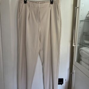 Womens Beige Trousers